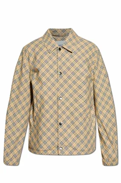Burberry beżowy Kurtka w kratę