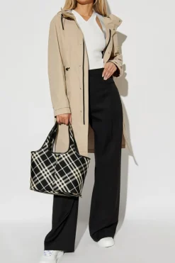Burberry beżowy Kurtka z kapturem