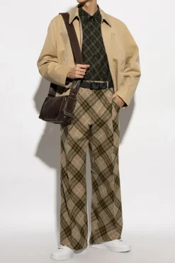 Burberry beżowy Kurtka z kołnierzykiem