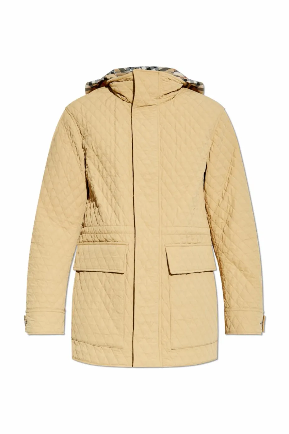 Burberry beżowy Kurtka z kapturem
