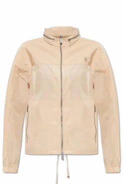 Burberry beżowy Kurtka z logo