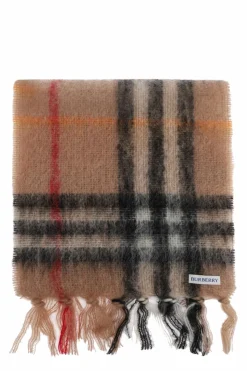 Burberry beżowy Moherowy szal