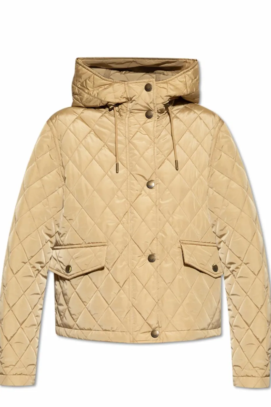 Burberry beżowy Ocieplana pikowana kurtka