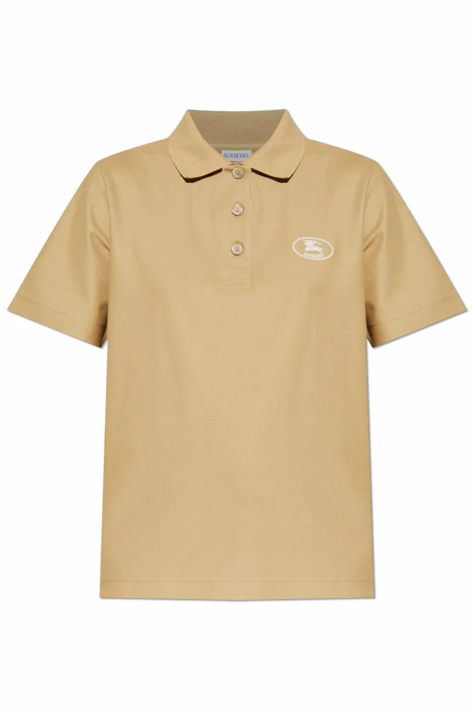 Burberry beżowy Polo z logo