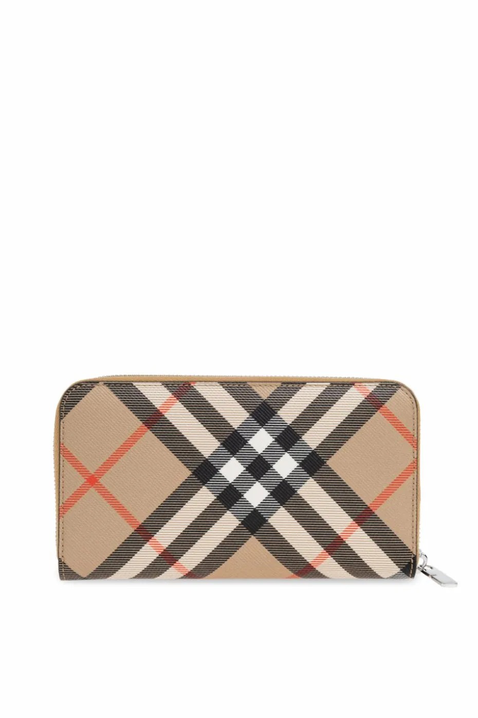 Burberry beżowy Portfel ze wzorem w kratę
