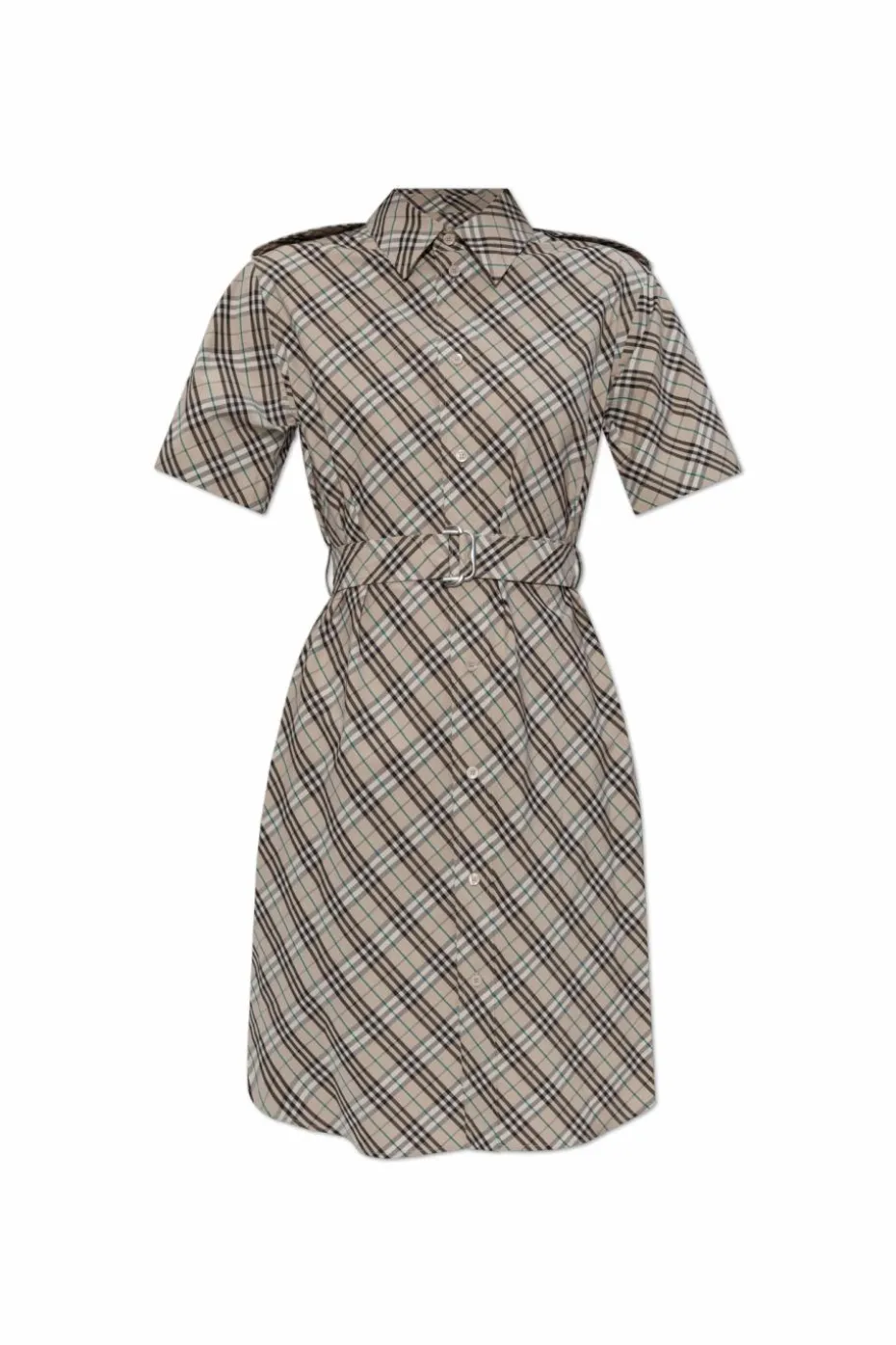 Burberry beżowy Sukienka w kratę