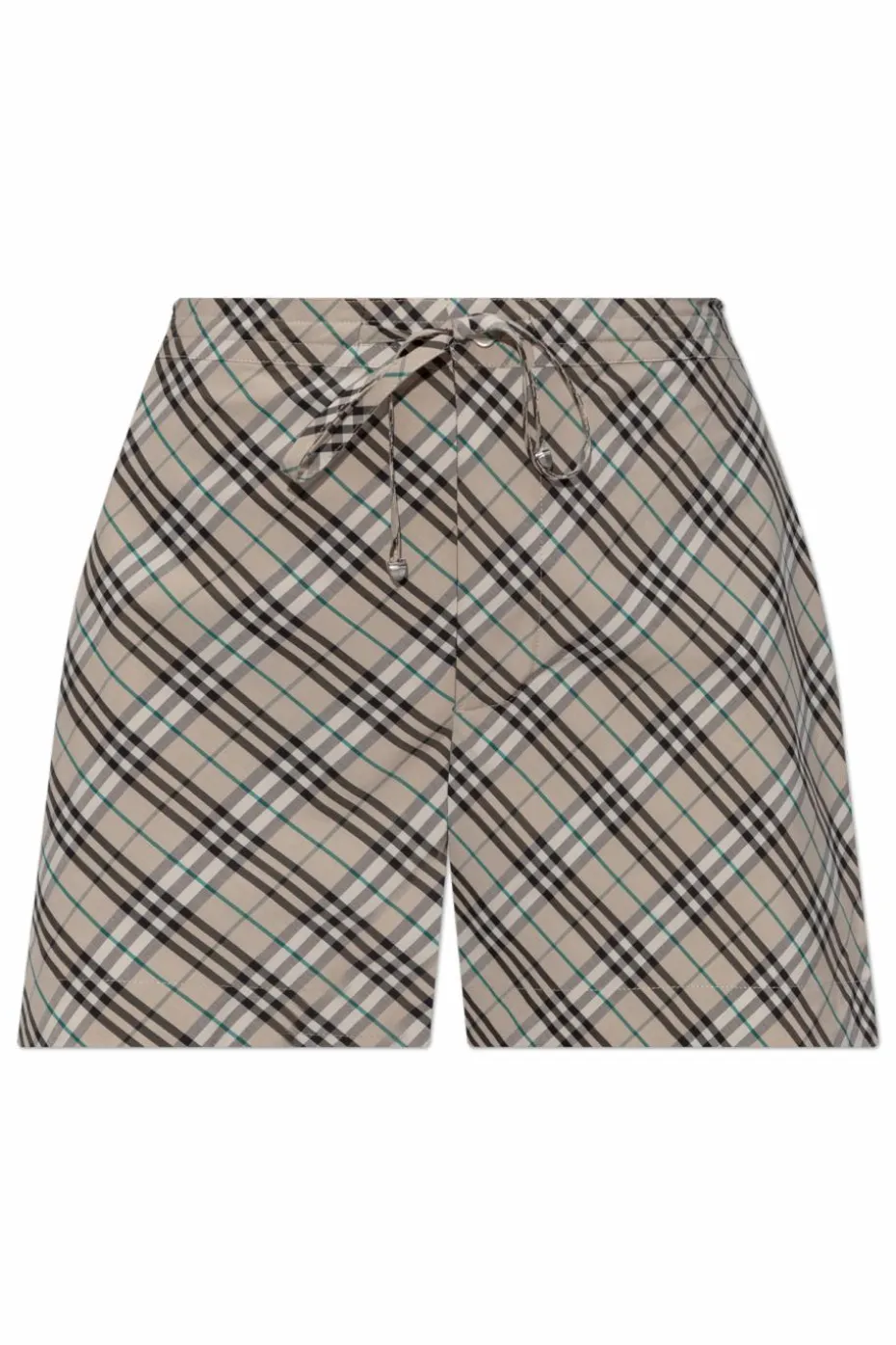 Burberry beżowy Szorty w kratę