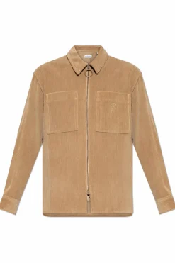 Burberry beżowy Sztruksowa kurtka