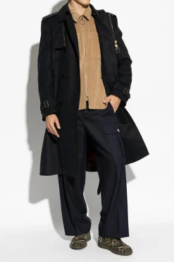 Burberry beżowy Sztruksowa kurtka