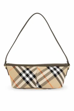 Burberry beżowy Torba do ręki w kratę