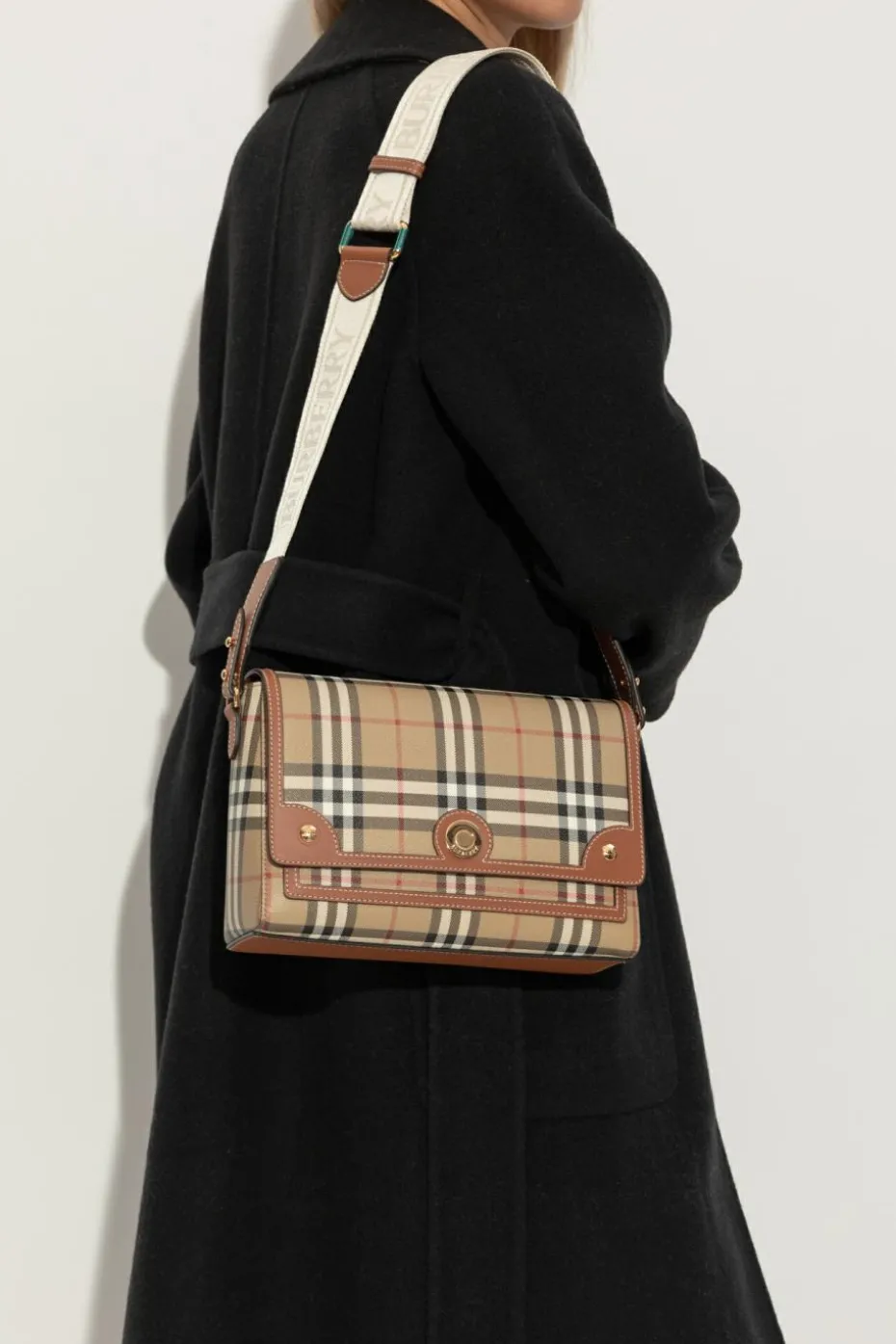 Burberry beżowy Torba do ręki `Note`