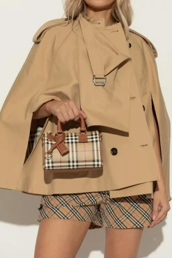 Burberry beżowy Torba do ręki