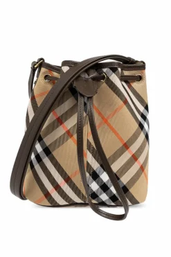 Burberry beżowy Torba na ramię typu `bucket`