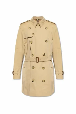 Burberry beżowy Trencz ‘Kensington Mid’