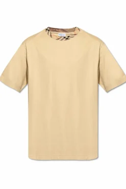 Burberry beżowy T-shirt `Rayan`