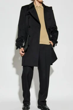 Burberry beżowy Wełniane polo