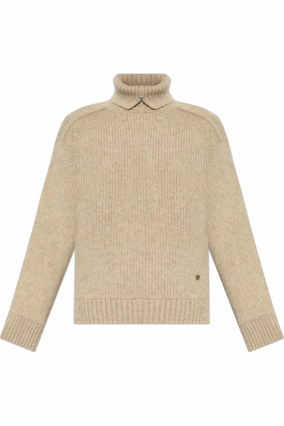 Burberry beżowy Wełniany golf