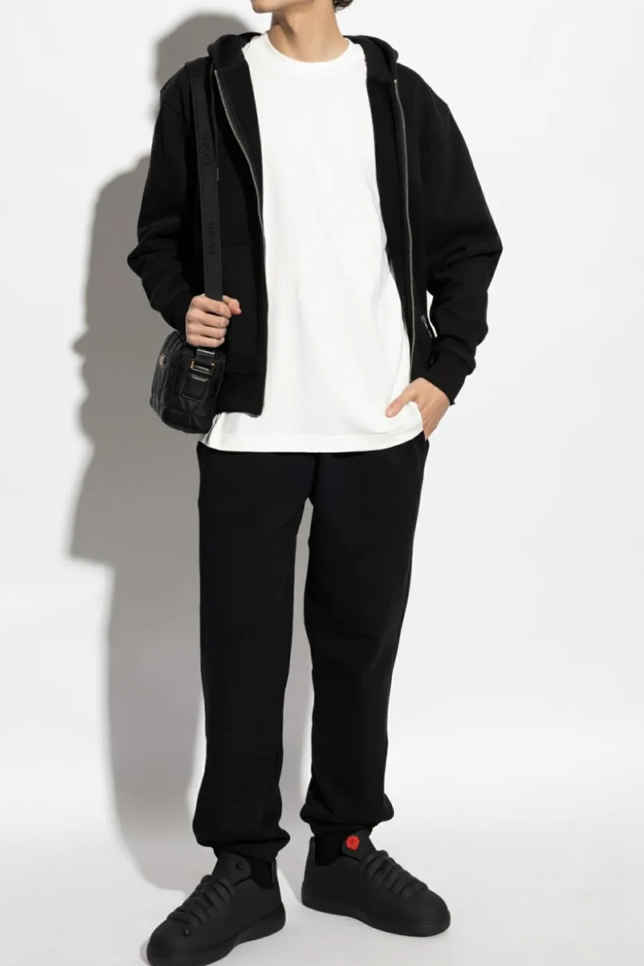 Burberry BIAŁY Bawełniany t-shirt