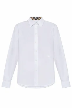 Burberry BIAŁY Koszula z logo
