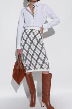 Burberry BIAŁY Koszula z logo