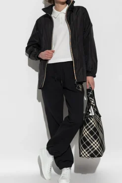 Burberry BIAŁY Polo z logo