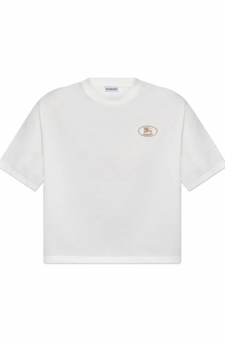 Burberry BIAŁY T-shirt z logo