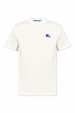 Burberry BIAŁY T-shirt z logo