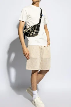 Burberry BIAŁY T-shirt z logo
