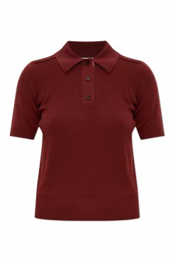 Burberry BORDO Wełniane polo
