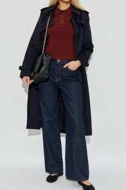 Burberry BORDO Wełniane polo