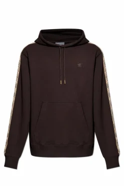 Burberry BRĄZOWY Bluza z kapturem