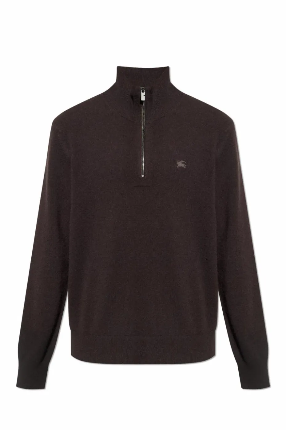 Burberry BRĄZOWY Sweter ze stójką