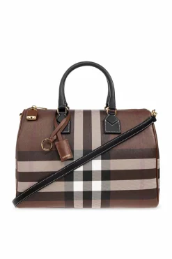 Burberry BRĄZOWY Torba do ręki