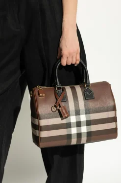 Burberry BRĄZOWY Torba do ręki
