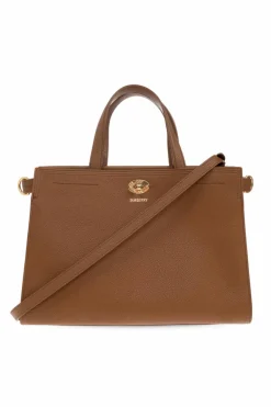 Burberry BRĄZOWY Torba do ręki