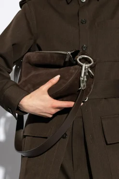 Burberry BRĄZOWY Torba na ramię ‘Knight Small’