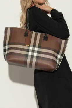 Burberry BRĄZOWY Torba typu `shopper`