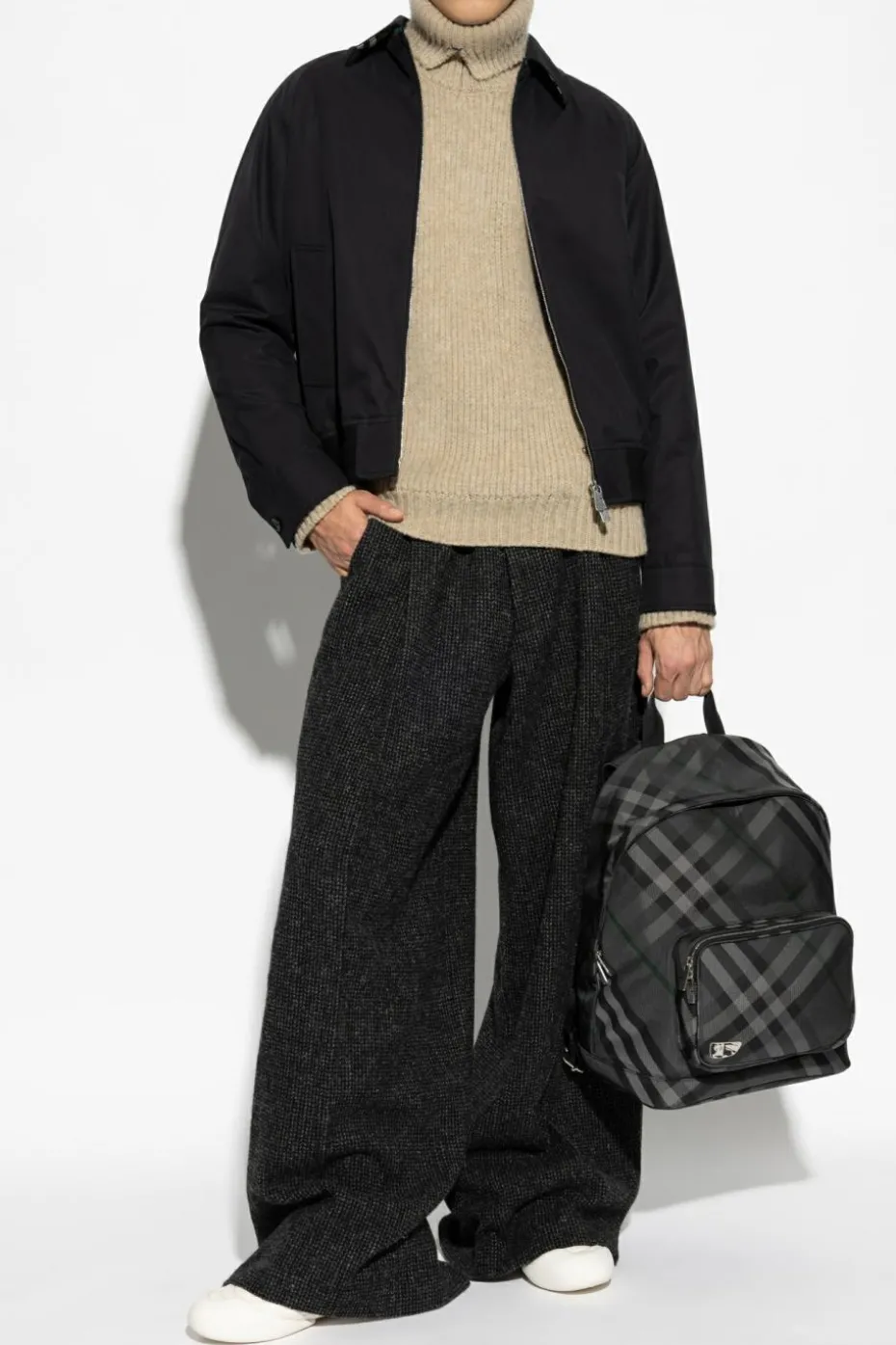Burberry CZARNY Bawełniana kurtka