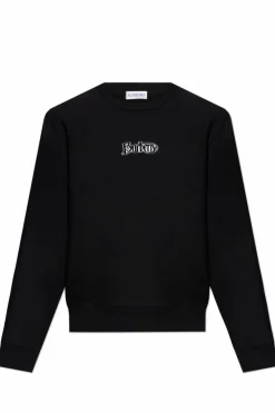 Burberry CZARNY Bawełniana bluza z logo