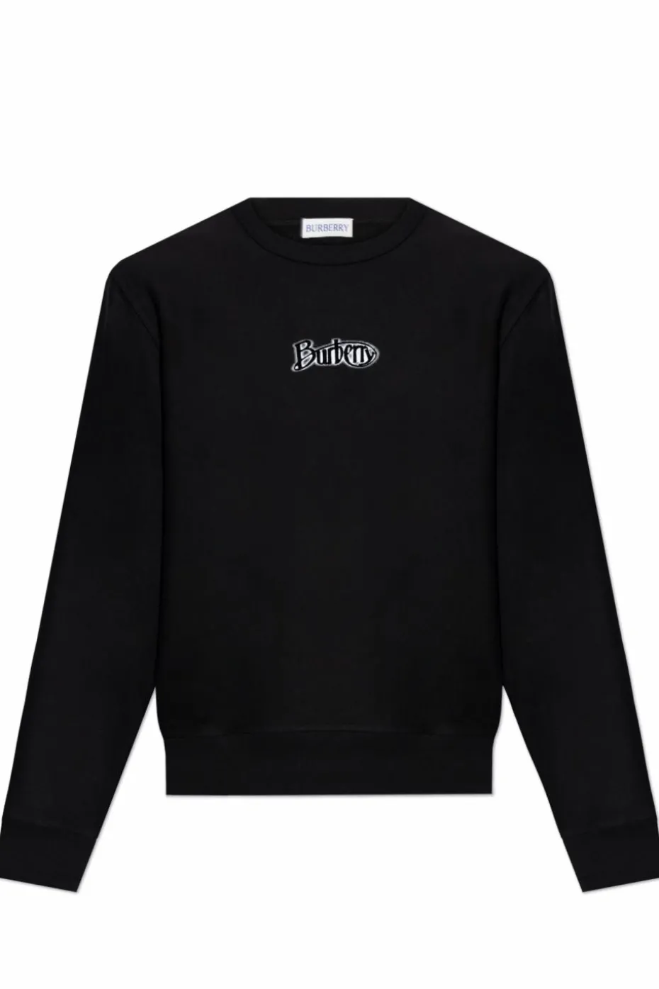 Burberry CZARNY Bawełniana bluza z logo