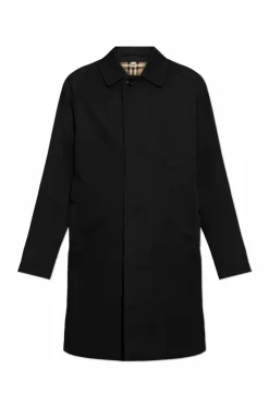 Burberry CZARNY Bawełniany płaszcz