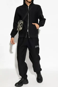 Burberry CZARNY Bluza z kapturem