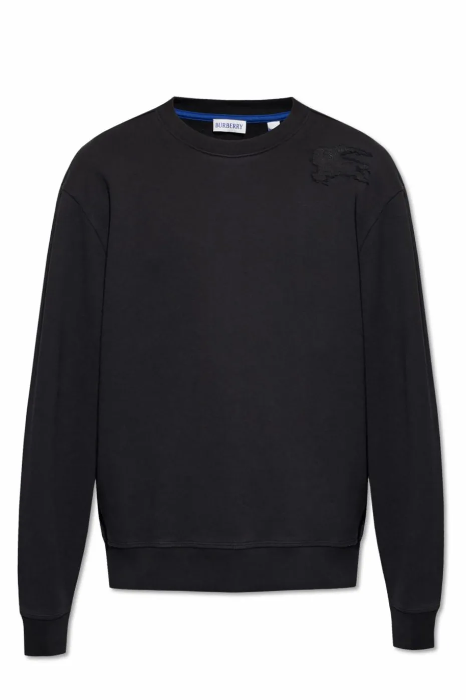 Burberry CZARNY Bluza z naszywką z logo