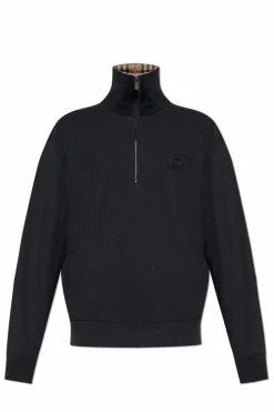 Burberry CZARNY Bluza z wyszytym logo