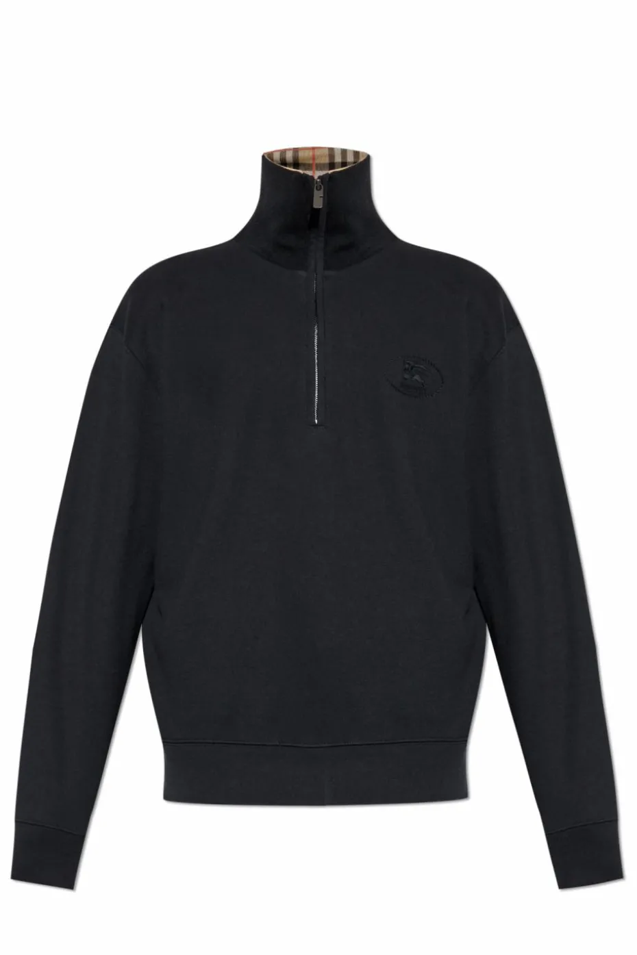 Burberry CZARNY Bluza z wyszytym logo