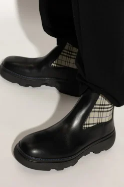 Burberry CZARNY Botki ‘Creeper’