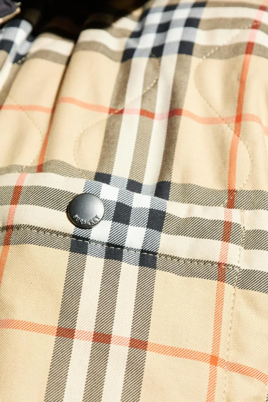 Burberry CZARNY Dwustronna kurtka