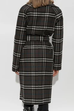 Burberry CZARNY Dwustronny płaszcz