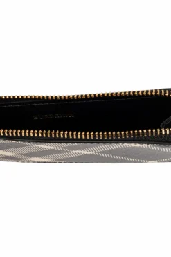 Burberry CZARNY Etui na karty w kratę