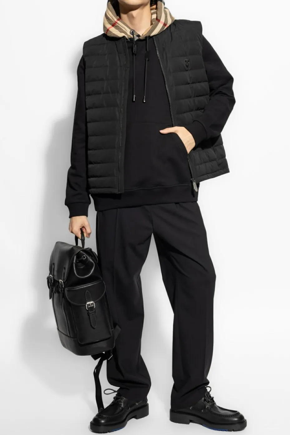 Burberry CZARNY Kamizelka puchowa